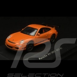 Porsche 911 GT3 RS type 997 orange / black 1/87 Welly MAP02390012