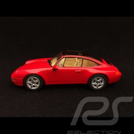 Porsche 911 typ 993 Targa 1995 Indischrot 1/43 Minichamps 430063061