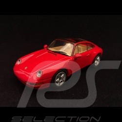 Porsche 911 type 993 Targa 1995 Indian red 1/43 Minichamps 430063061