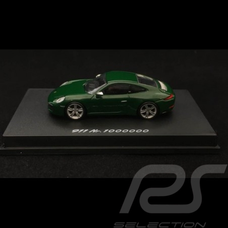 Porsche 911 type 991 Carrera S N ° 1 million 1000000 Irischgrün 1/87 Spark WAX02300911