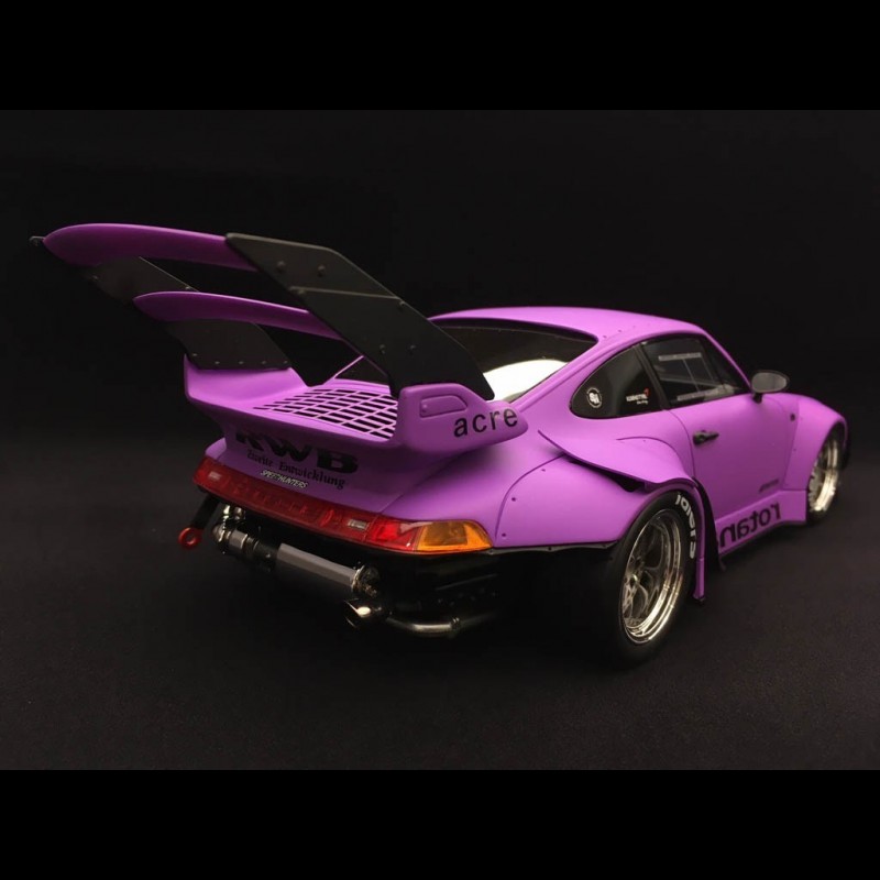 Porsche 911 type 993 RWB Rotana 2013 matte purple 1/18 GT SPIRIT GT737