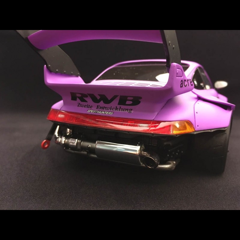 Porsche 911 type 993 RWB Rotana 2013 matte purple 1/18 GT SPIRIT GT737