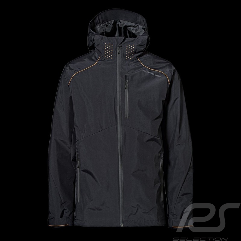 Porsche Sport 911 Collection imperméable noir / or Porsche Design WAP402 Veste homme Jacket men Jacke Herren