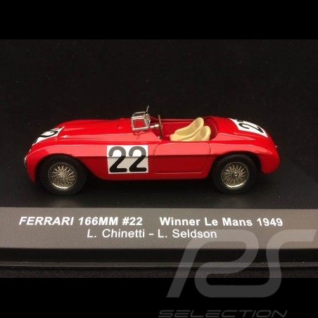 Ferrari 166 MM  n° 22 Chinetti 1/43 IXO LM1949 vainqueur winner sieger Le Mans 1949