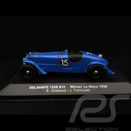 Delahaye 135 S n° 15 Chaboud 1/43 IXO LM1938 vainqueur winner sieger Le Mans 1938
