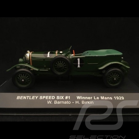Bentley Speed Six n° 1 Barnato 1/43 IXO LM1929 Le Mans 1929  vainqueur winner sieger