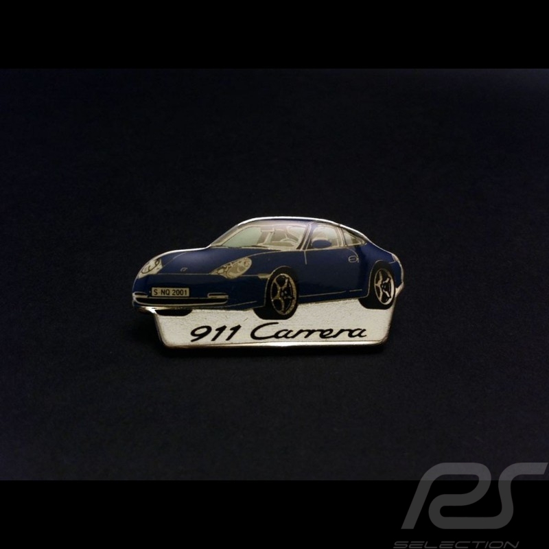 Porsche Pin broche 996 Carrera phase 2 bleue blue blau