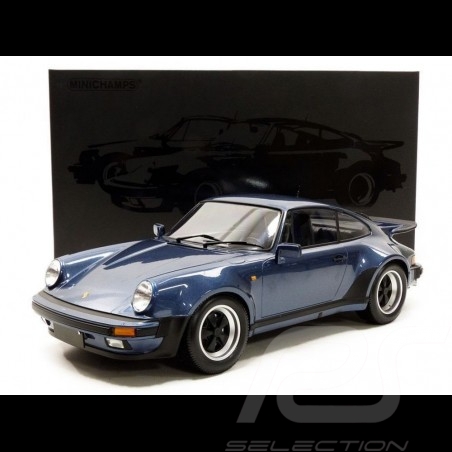 Porsche 911 Turbo 3.0 1977 blaugrau metallic 1/12 Minichamps 125066126