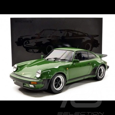 Porsche 911 Turbo 3.0 1977 oak green 1/12 Minichamps 125066117