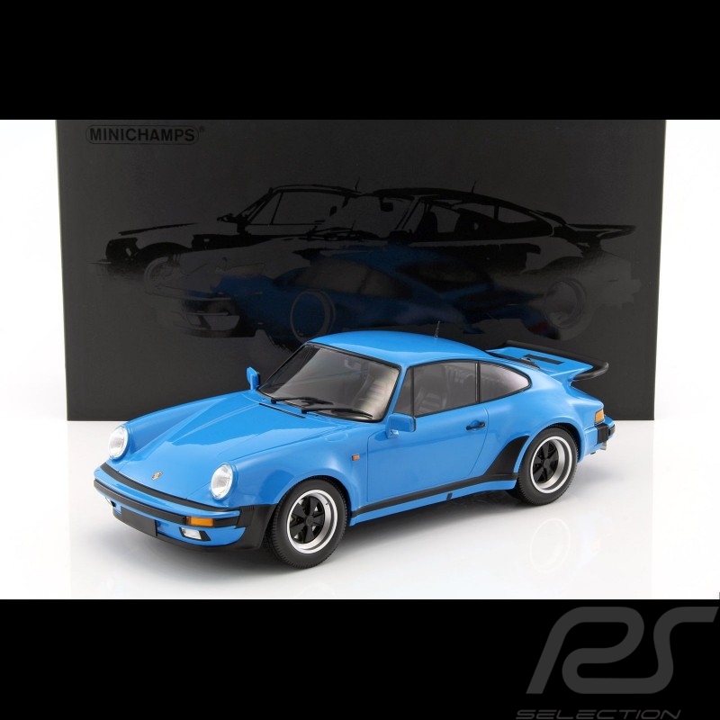 Porsche 911 Turbo 3.0 1977 Mexicoblau 1/12 Minichamps 125066111