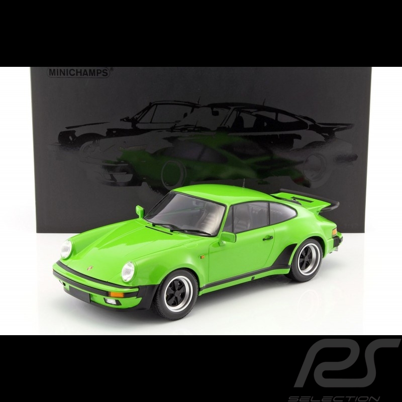 Porsche 911 Turbo 3.0 1977 light green 1/12 Minichamps 125066109