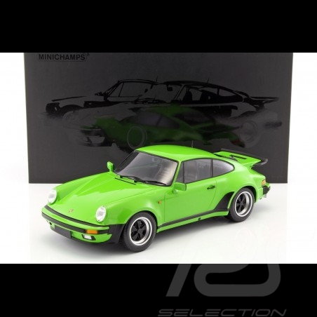 Porsche 911 Turbo 3.0 1977 hellgrün 1/12 Minichamps 125066109