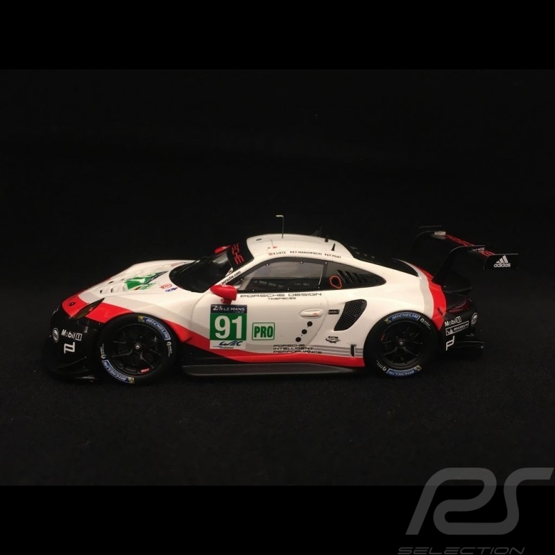 Porsche 911 RSR type 991 24h du Mans 2017 n° 91 Porsche GT Team 1/43 Spark S5833