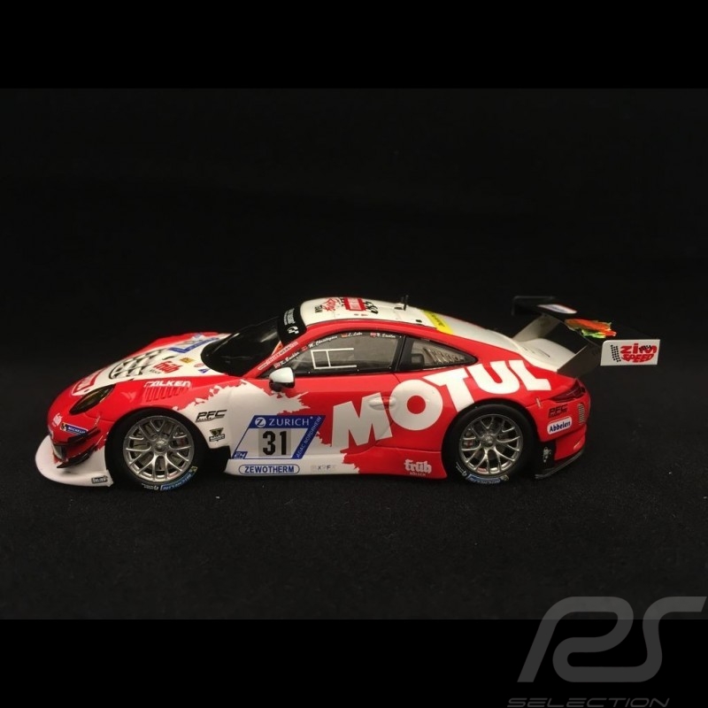 Porsche 911 GT3 R type 991 24h Nürburgring 2017 n° 31 Frikadelli 1/43 Spark SG321