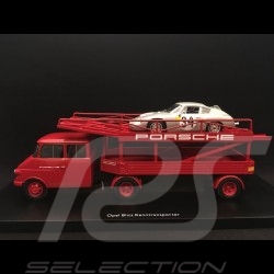 Opel Blitz Truck Porsche carrier 1963 red 1/43 Schuco 450901500