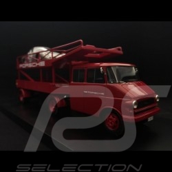 Opel Blitz Truck Porsche carrier 1963 red 1/43 Schuco 450901500