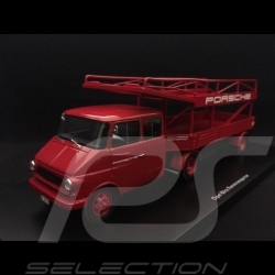 Camion Opel Blitz  1963 rouge 1/43 Schuco 450901500 transporteur Porsche carrier LKW-Träger