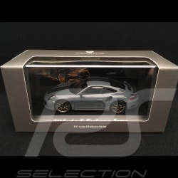 Porsche 911 Turbo S Exclusive Series 991 2017  1/43 Spark WAP0209070J grise grey grau