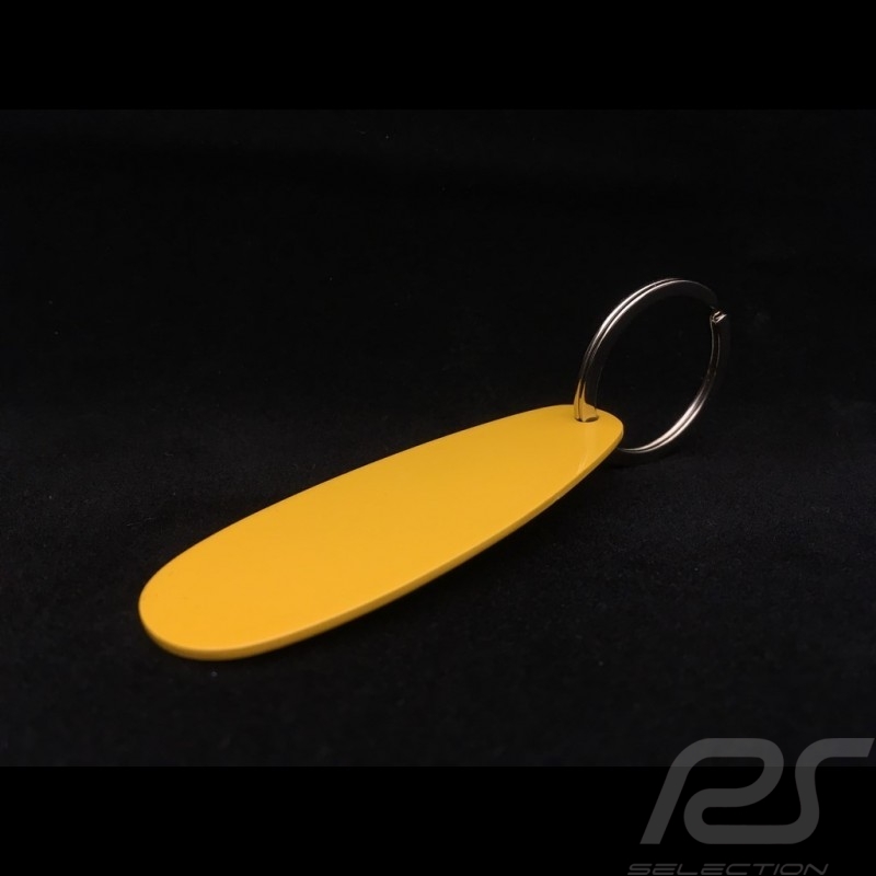 Porte-clés Porsche laqué jaune / chrome Porsche Museum MAP06610212 keyring  Schlüsselanhänger 