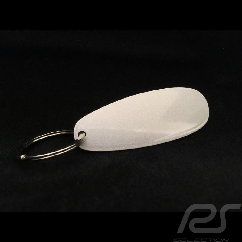 Porsche keyring lacquered grey / chrome Porsche Museum MAP06610212