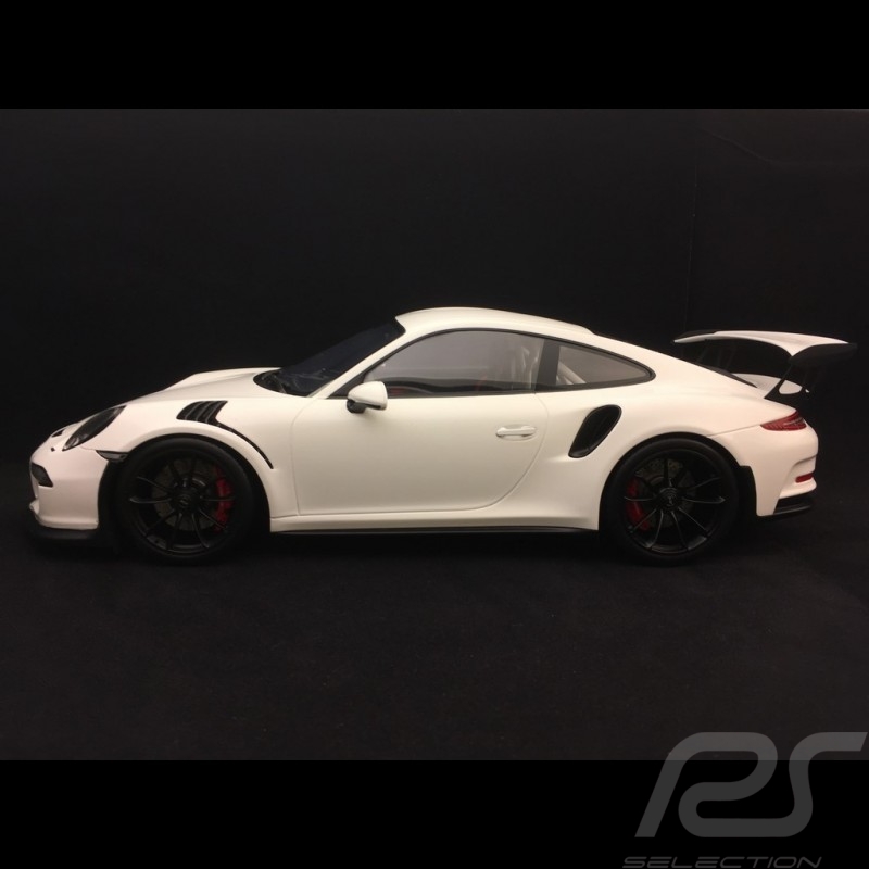 Porsche 911 GT3 RS type 991 2015 1/12 Spark 12S006 blanche white weiß