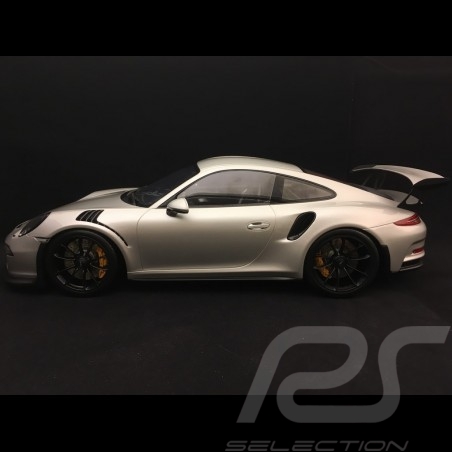 Porsche 911 GT3 RS type 991 2015 1/12 Spark 12S008 gris argent métallisé silver grey metallic silbergrau