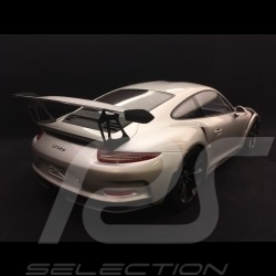 Porsche 911 GT3 RS type 991 2015 silbergrau metallic 1/12 Spark 12S008