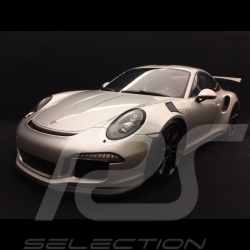 Porsche 911 GT3 RS type 991 2015 1/12 Spark 12S008 gris argent métallisé silver grey metallic silbergrau