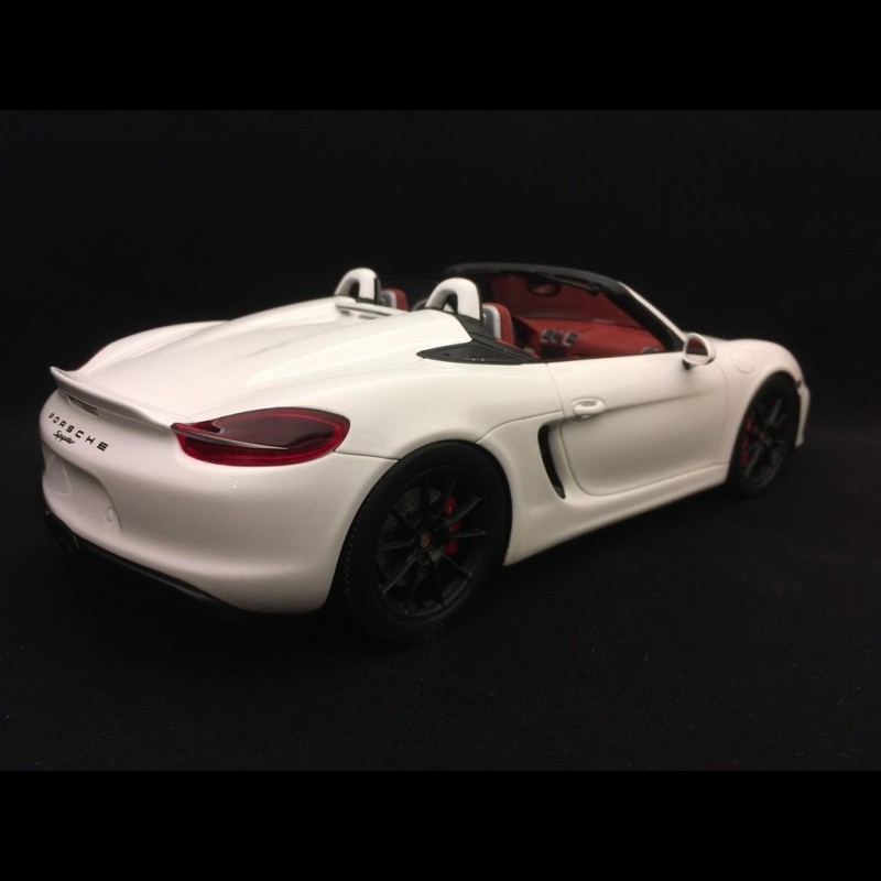 Porsche Boxster Spyder 981 white 1/18 Spark 18S237