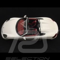 Porsche Boxster Spyder 981 1/18 Spark 18S237 blanc white weiß