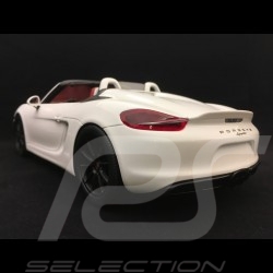 Porsche Boxster Spyder 981 1/18 Spark 18S237 blanc white weiß