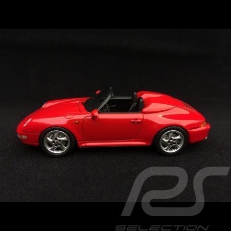 Porsche 911 type 993 Speedster 1/43 Schuco 450887800 rouge indien india red indischrot