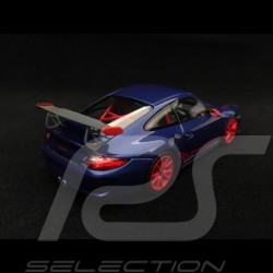 Porsche 911 GT3 RS type 997 phase II 2010 aquablue / red 1/43 Minichamps 403069105