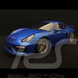 Porsche Cayman GT4 2015 saphirblau 1/18 Schuco 450040200