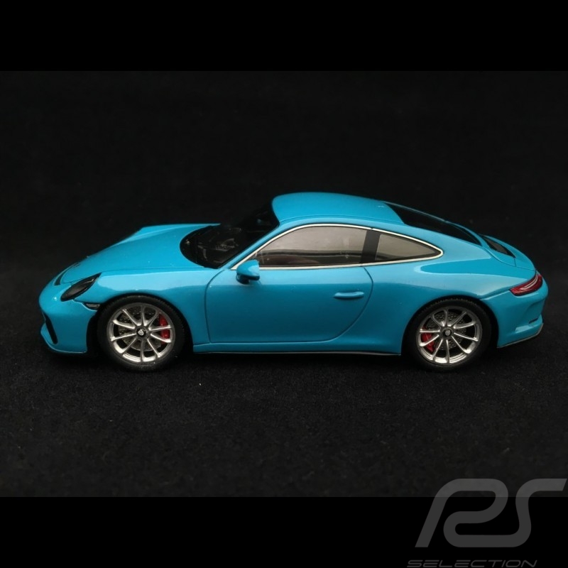 Limited Edition Spark 1:43 Miami Blue Porsche 911 GT3 Touring Package 