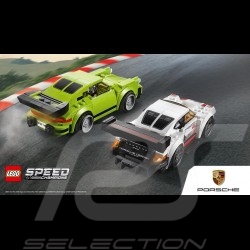 Duo Porsche 911 RSR and Porsche 911 Turbo 3.0 Speed Champions Lego 75888