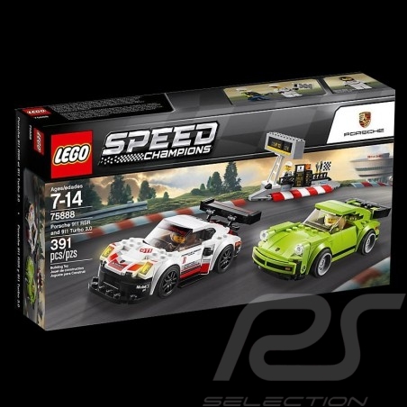 Duo Porsche 911 RSR and Porsche 911 Turbo 3.0 Speed Champions Lego 75888