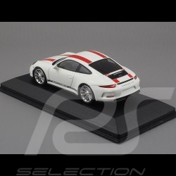 Set Porsche 911 R 1967 - 2016 white  / red 1/43 Minichamps 413066221
