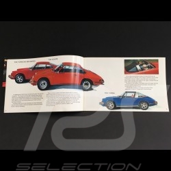 Brochure Broschüre Porsche gamme 1969 en anglais - Fact book
