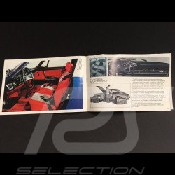 Brochure Broschüre Porsche gamme 1969 en anglais - Fact book