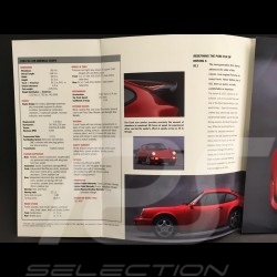 Porsche Brochure  911 RS America type 964 in english 1993