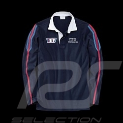 Polo Porsche Rugby long sleeves Martini Racing Collection navy blue Porsche Design WAP552 - Men