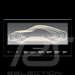 Porsche 911 Silhouette luminaire Porsche Design WAP0500060F Lampe décoration Decoratin Lamp Dekoration Leuchte