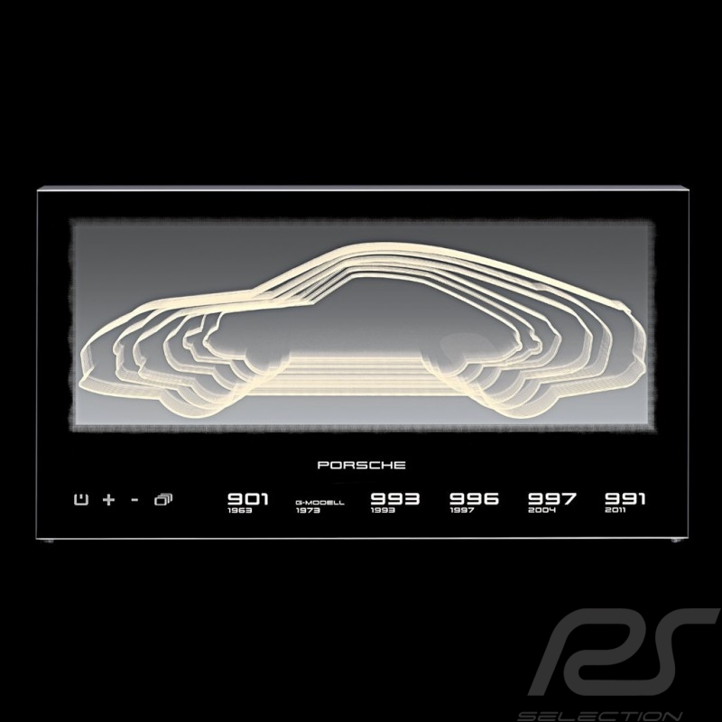 Porsche 911 Silhouette luminaire Porsche Design WAP0500060F Lampe décoration Decoratin Lamp Dekoration Leuchte