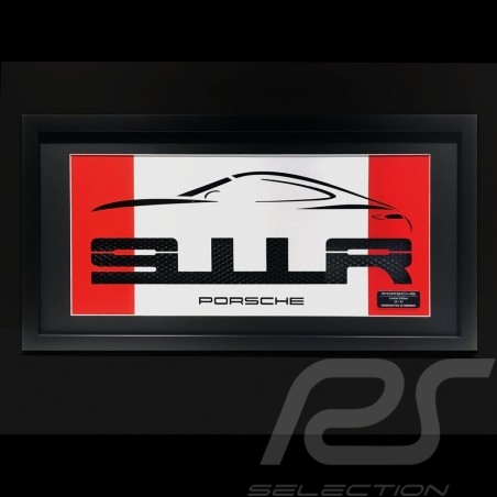 Tableau mural Porsche 911 R Silhouette Edition Speciale Porsche Design WAX06000003 Wall Picture Wandbild