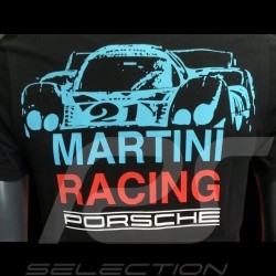 Porsche T-shirt  917 LH  Le Mans 1971 n° 21 Martini Racing schwarz Porsche Design WAP870  - Herren