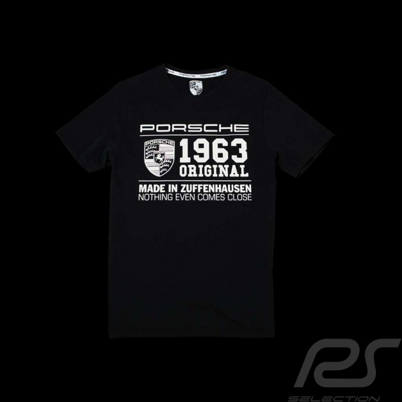 T-shirt Porsche classic 1963 noir Porsche design WAP872 - homme men herren