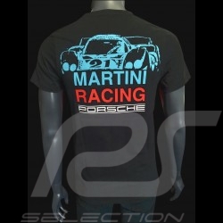T-shirt Porsche 917 LH  Le Mans 1971 n° 21 Martini Racing dunkelblau Porsche Design WAP871  - Herren