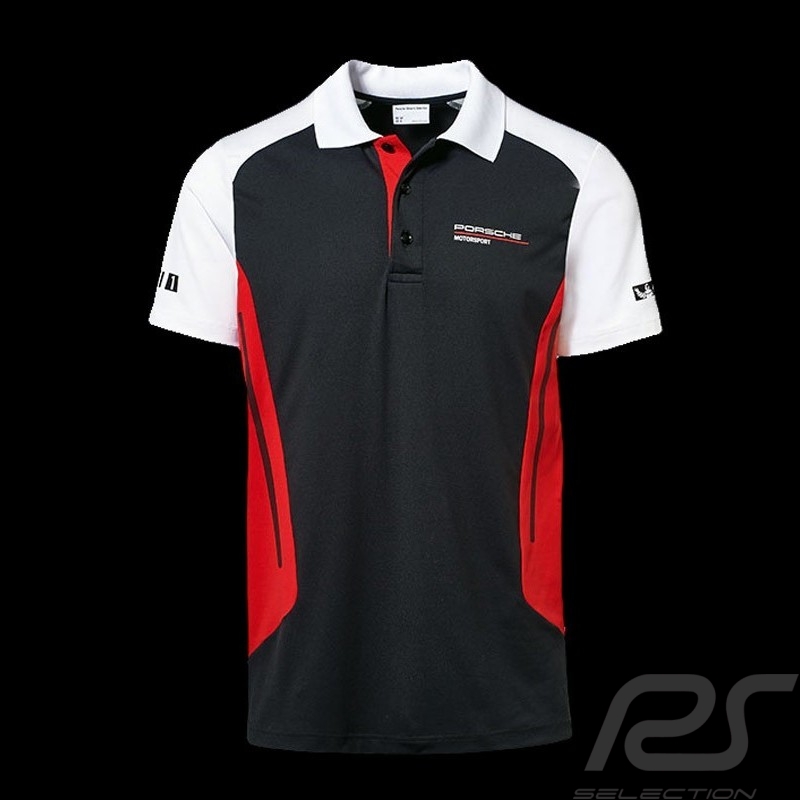 Porsche Motorsport Black Polo Shirt