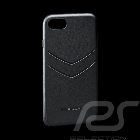 Porsche Hard case for I-phone 8 leather material black Porsche Design WAP0300210K